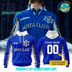 Chelsea FC Santa Claus Custom Name Hoodie