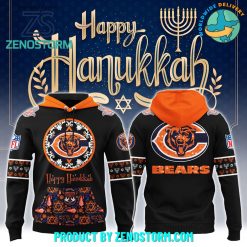 Chicago Bears NFL Happy Hanukkah Holiday New Hoodie