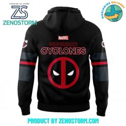 Cincinnati Cyclones x Marvel Deadpool Hoodie Pants Cap