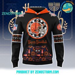 Cleveland Browns NFL Happy Hanukkah Holiday New Hoodie