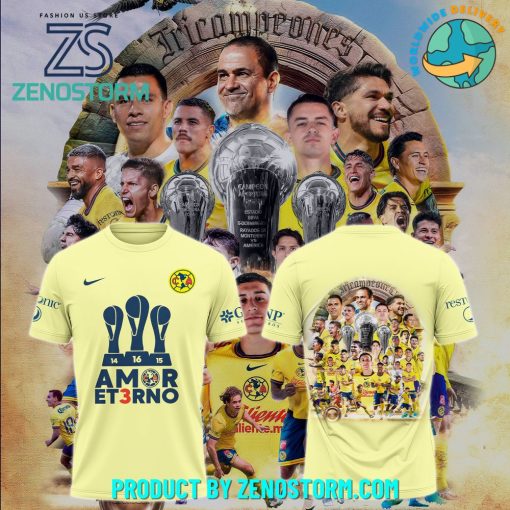 Club America Champion For The Third Time In A Row Shirt