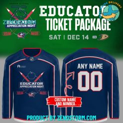 Columbus Blue Jackets Educator Appreciation Night Hockey Jersey