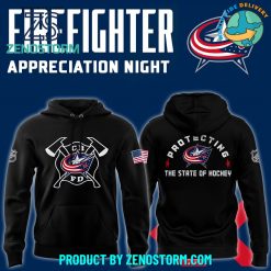 Columbus Blue Jackets x 2024 Firefighter Appreciation Night Hoodie