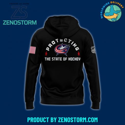 Columbus Blue Jackets x 2024 Firefighter Appreciation Night Hoodie