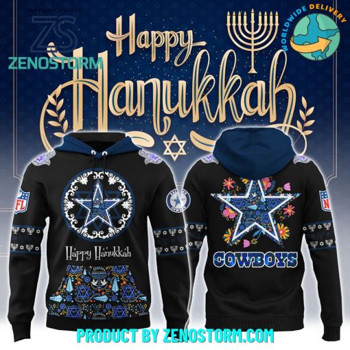 Dallas Cowboys NFL Happy Hanukkah Holiday New Hoodie