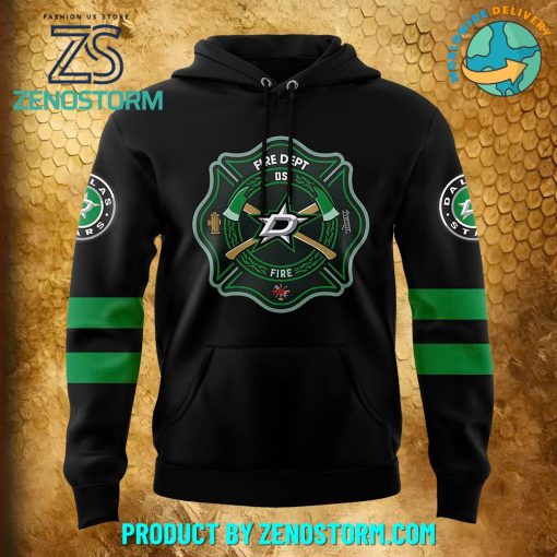 Dallas Stars x 2024 Firefighter Appreciation Night Hoodie, Cap