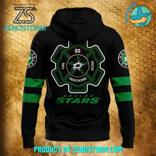 Dallas Stars x 2024 Firefighter Appreciation Night Hoodie, Cap