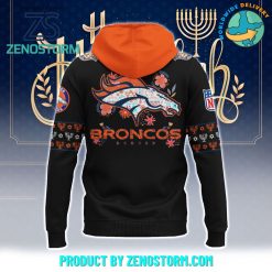 Denver Broncos NFL Happy Hanukkah Holiday New Hoodie