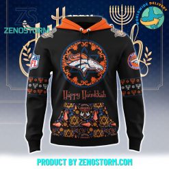 Denver Broncos NFL Happy Hanukkah Holiday New Hoodie