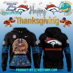 Denver Broncos NFL Happy Thanksgiving Hoodie