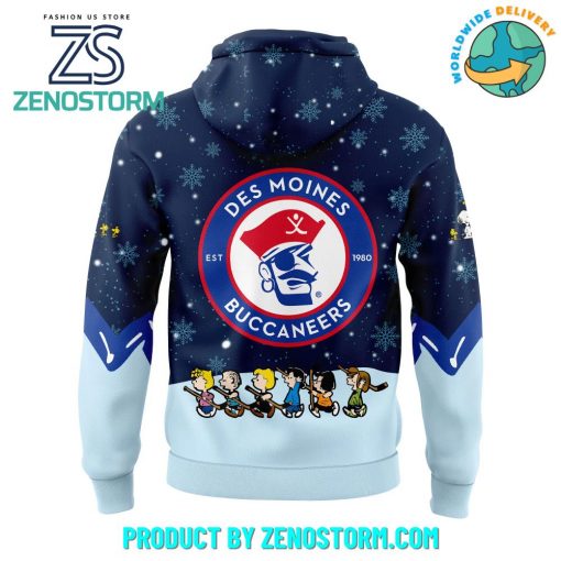 Des Moines Buccaneers Peanuts and Snoopy Night Hoodie, Pants, Cap