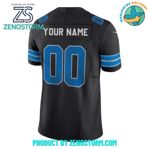 Detroit Lions Back In Black NFL Football Jersey