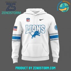 Detroit Lions x 2024 Firefighter Appreciation White Hoodie