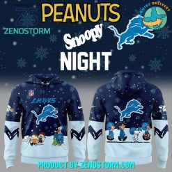 Detroit Lions x Peanuts and Snoopy Nike Hoodie, Pants, Cap