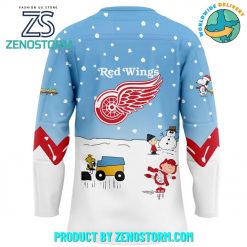 Detroit Red Wings Peanuts and Snoopy Night Nike Jersey