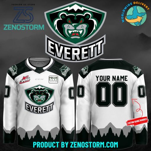 Everett Silvertips New 2024 Customized Hockey Jersey