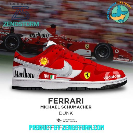 Ferrari x Michael Schumacher Nike Dunk Shoes