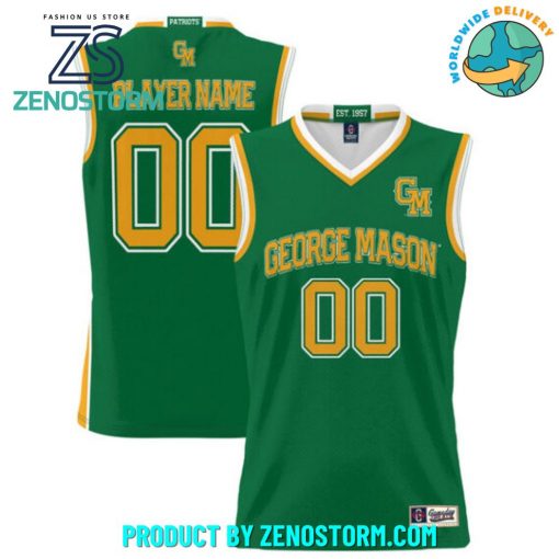 George Mason Patriots GameDay Greats Unisex Lightweight NIL Basketball Jersey – Green