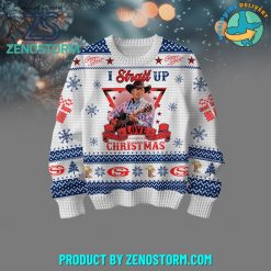 George Strait I Strait Up Christmas Ugly Sweater