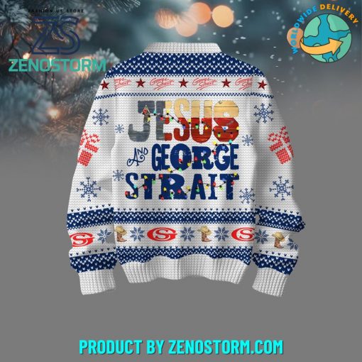 George Strait I Strait Up Christmas Ugly Sweater