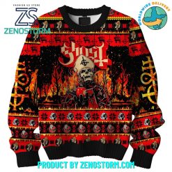 Ghost Band Tour 2025 Ugly Christmas Sweater