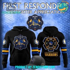 Golden State Warriors x 2024 Firefighter Appreciation Night Hoodie, Cap