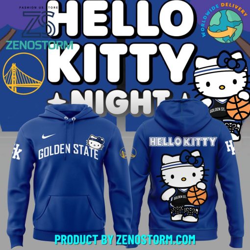 Golden State Warriors x Hello Kitty Hoodie 2024