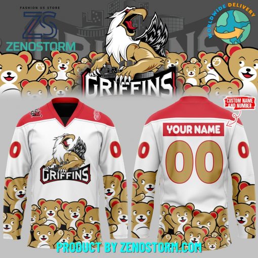 Grand Rapids Griffins x Teddy Bear 2024 Hockey Jersey