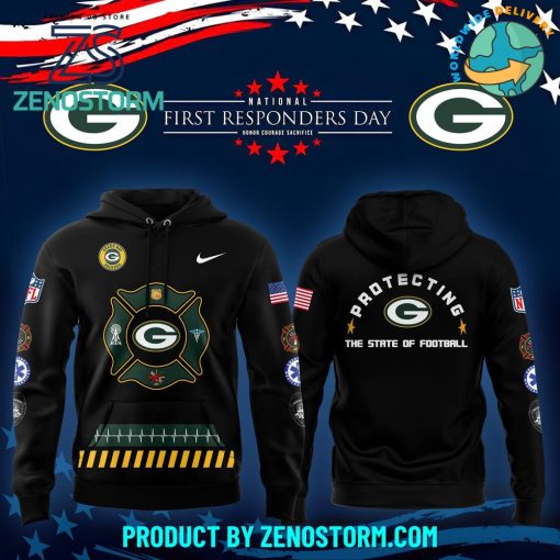 Green Bay Packers 2024 First Responders Day Premium Hoodie