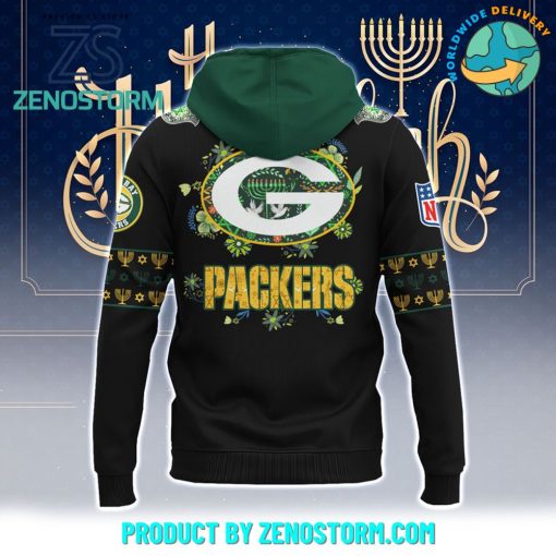 Green Bay Packers NFL Happy Hanukkah Holiday New Hoodie