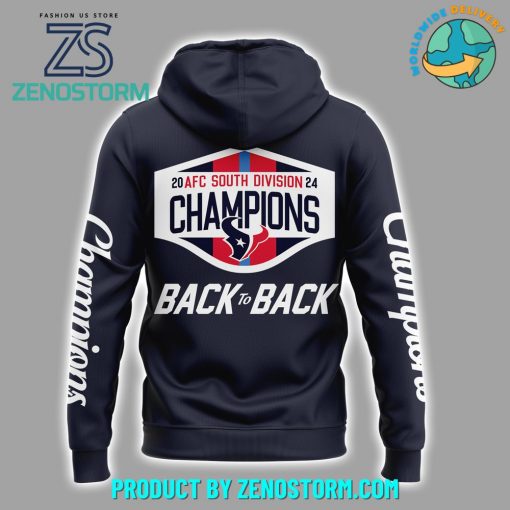 Houston Texans 2024 AFC South Division Champions Hoodie Set