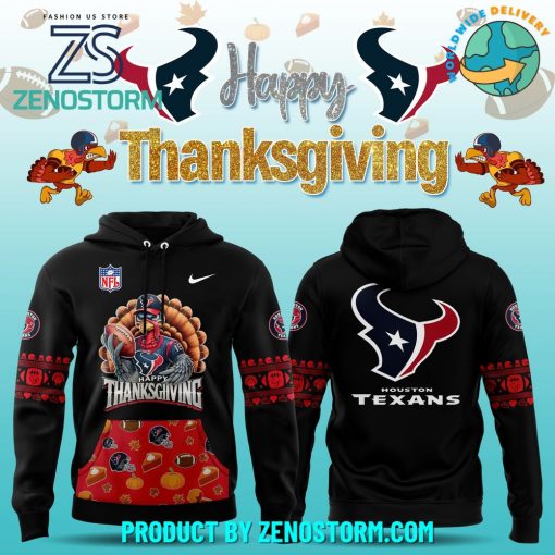 Houston Texans NFL Happy Thanksgiving Hoodie