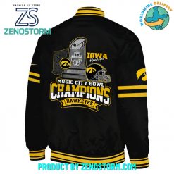 Iowa Hawkeyes NCAA Music City Bowl Champions Baseball Jacket