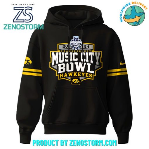 Iowa Hawkeyes NCAA Music City Bowl Champions Hoodie Set