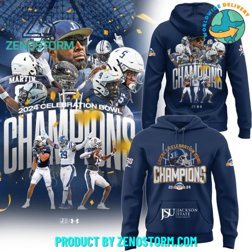 Jackson State Tigers Celebration Bowl Champions Hoodie