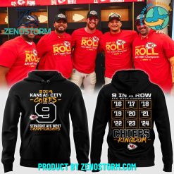 Kansas City Chiefs 2024 Straight AFC West Championships Hoodie Cap