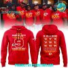 Kansas City Chiefs 2024 AFC West Division Champions Locker Room Trophy Hoodie, Cap