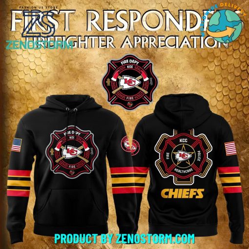 Kansas City Chiefs x 2024 Firefighter Appreciation Night Hoodie