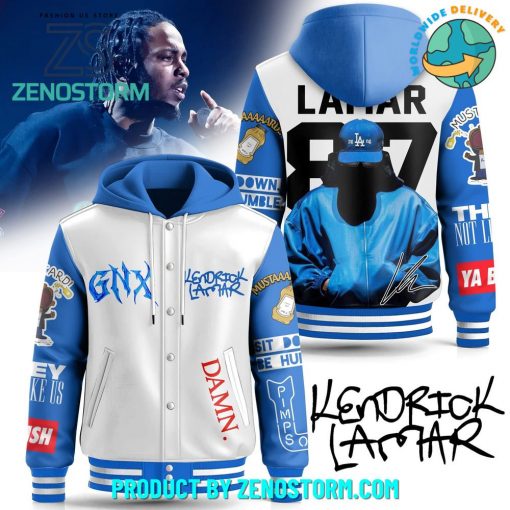 Kendrick Lamar They Not Like Us Hooded Baseball Jacket