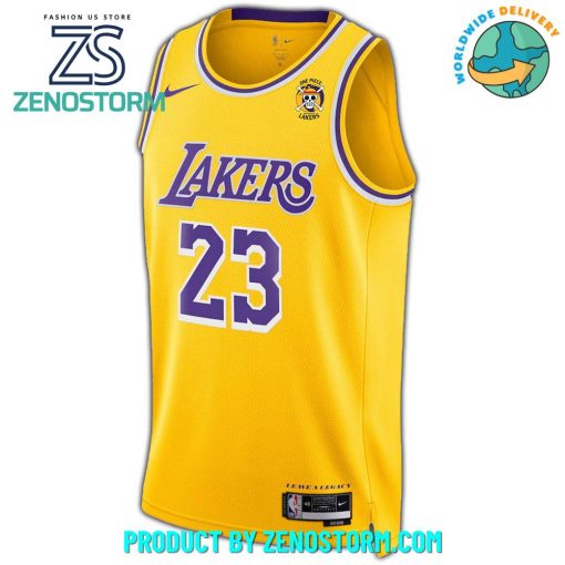 LA Lakers x One Piece “Lebron D.James” Basketball Jersey