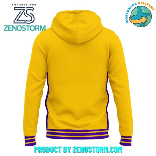 LSU Tigers Basketball Gold Uniform Hoodie