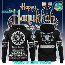 Las Vegas Raiders NFL Happy Hanukkah Holiday New Hoodie