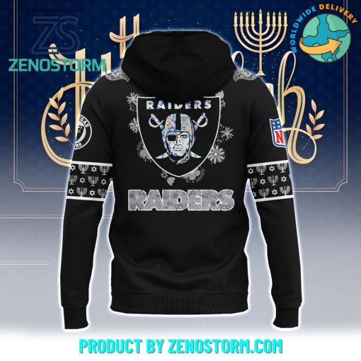 Las Vegas Raiders NFL Happy Hanukkah Holiday New Hoodie