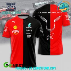 Lewis Hamilton 44 x Ferrari F1 and Mercedes Shirt