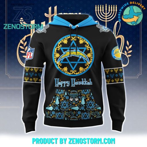 Los Angeles Chargers NFL Happy Hanukkah Holiday New Hoodie