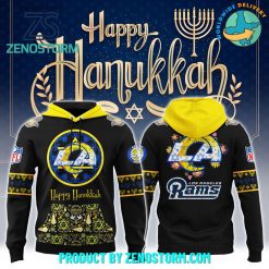 Los Angeles Rams NFL Happy Hanukkah Holiday New Hoodie