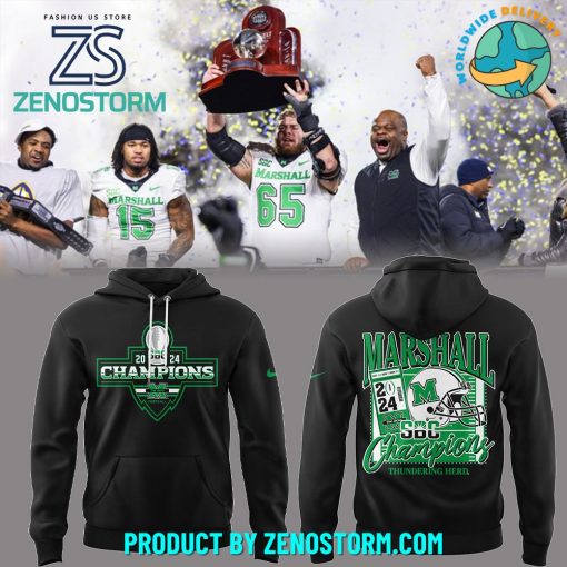 Marshall Thundering Herd Football Champions 2024 Hoodie