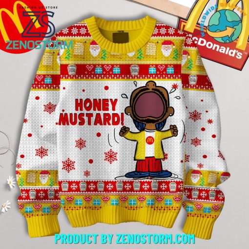 McDonald’s Honey Mustard Ugly Christmas Sweater