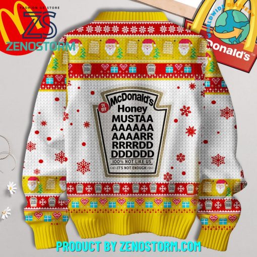 McDonald’s Honey Mustard Ugly Christmas Sweater