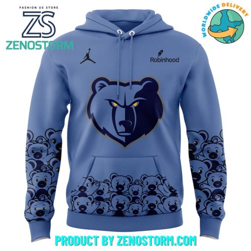 Memphis Grizzlies NBA “Robinhood” Blue Hoodie, Pants, Cap